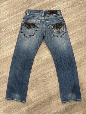 Woman’s Crown By Jnco Straight Leg Denim Jeans Sz 30